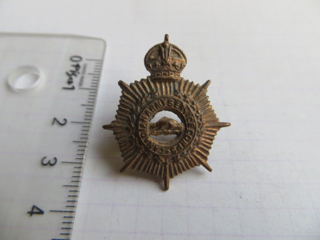 Canada WW1 Canadian Army Service Corps Collar Badge