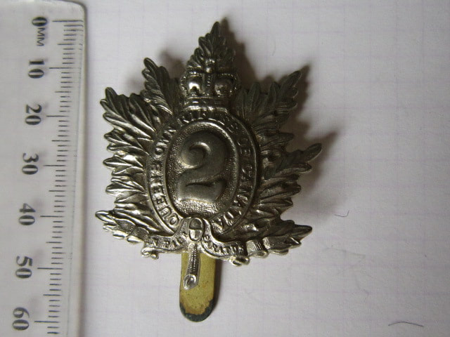 Canada Post 1952 The Queen's Own Rifles of Canada Cap Badge