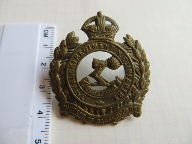 New Zealand 3rd (Auckland) Infantry Regiment Cap Badge - No maker